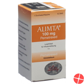 Alimta Trockensubstanz 100mg für Infusionslösung Durchstechflasche