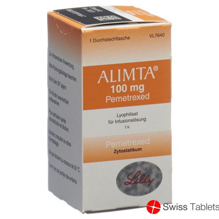 Alimta Trockensubstanz 100mg für Infusionslösung Durchstechflasche buy online