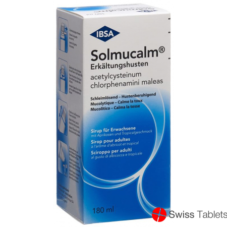 Solmucalm Erkältungshusten für Erwachsene 180ml buy online