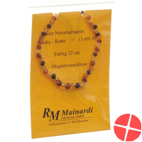 Mainardi Bernstein Babykette Farbig 32cm Magnetverschluss