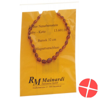 Mainardi Bernstein Babykette Barock 32cm Magnetverschluss