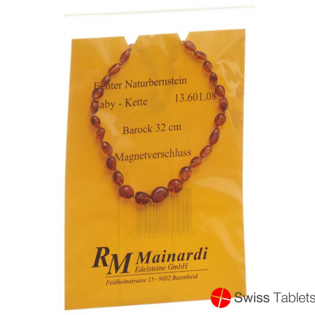 Mainardi Bernstein Babykette Barock 32cm Magnetverschluss buy online