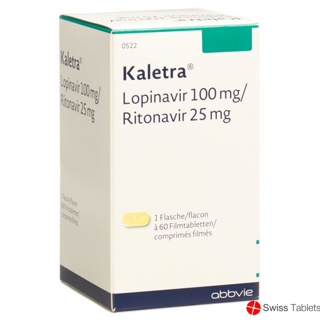 Kaletra Filmtabletten 100mg/25mg 60 Stück buy online Kaletra Filmtabletten 100mg/25mg 60 Stück buy online