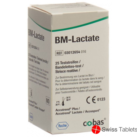 Cobas Accutrend Lactat Teststreifen 25 Stück buy online