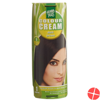 Henna Plus Colour Cream 3 Dunkelbraun 60g Henna Plus Colour Cream 3 Dunkelbraun 60g