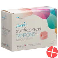 Beppy Soft Comfort Tampons Wet 8 Stück