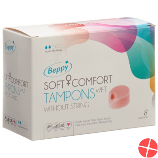 Beppy Soft Comfort Tampons Wet 8 Stück