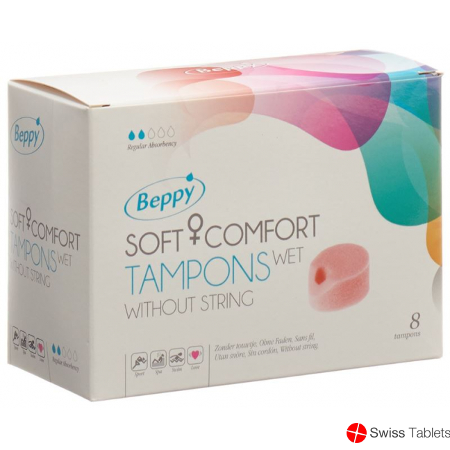 Beppy Soft Comfort Tampons Wet 8 Stück buy online
