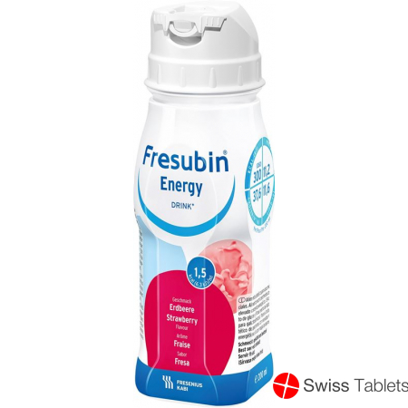 Fresubin Energy Drink Erdbeer 4x 200ml buy online
