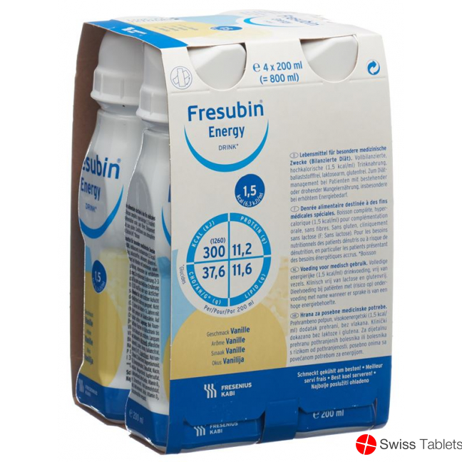 Fresubin Energy Drink Vanille 4x 200ml buy online