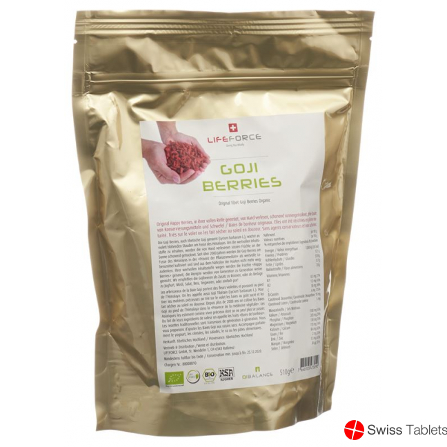 Goji Berries Getrocknet Beutel 510g buy online