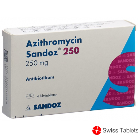 Azithromycin Sandoz Filmtabletten 250mg 4 Stück buy online