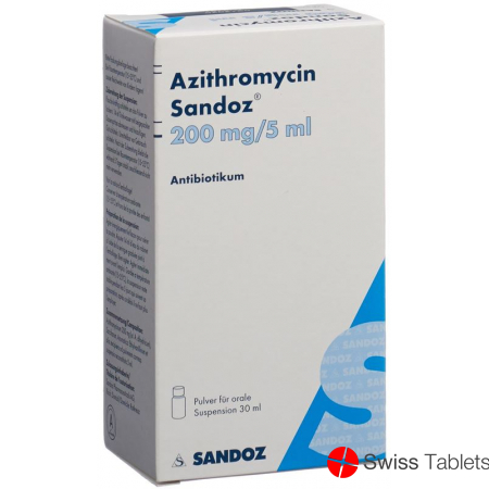 Azithromycin Sandoz Suspension 200mg/5ml 30ml buy online
