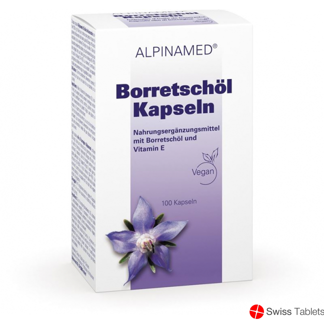 Alpinamed Borage Oil Capsules 100 Pieces buy online