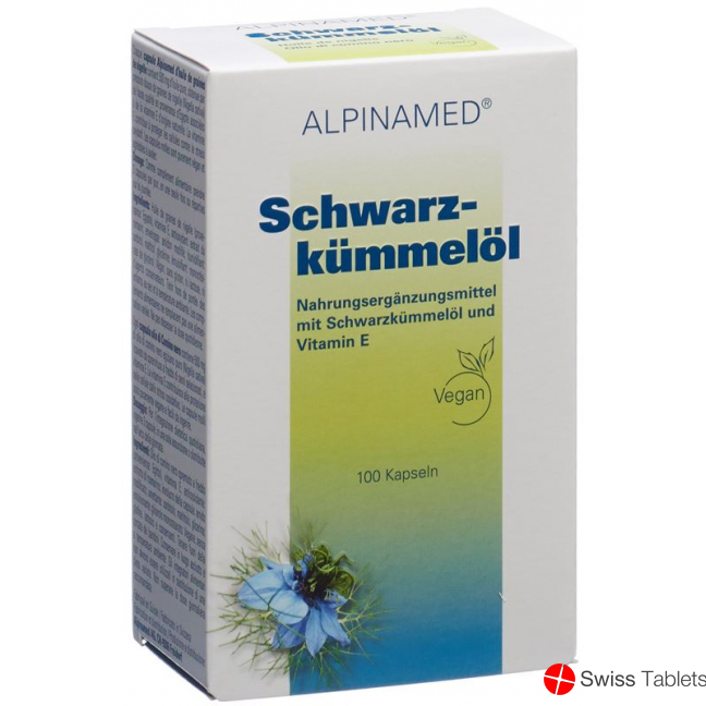 Alpinamed Black Cumin Oil Capsules 100 pieces buy online