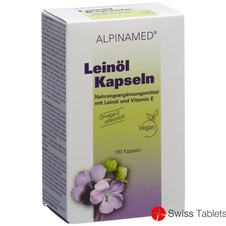 Alpinamed Linseed Oil 100 Capsules buy online