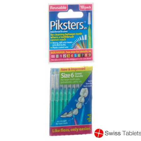 Piksters Interdentalbürstchen Grösse 6 10 Stück buy online
