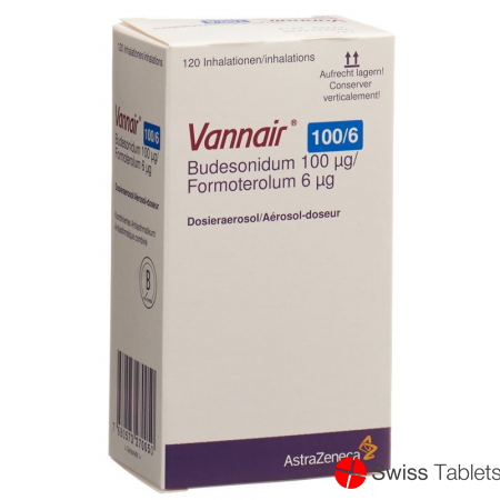 Vannair 100/6 dosing aerosols 120 doses buy online