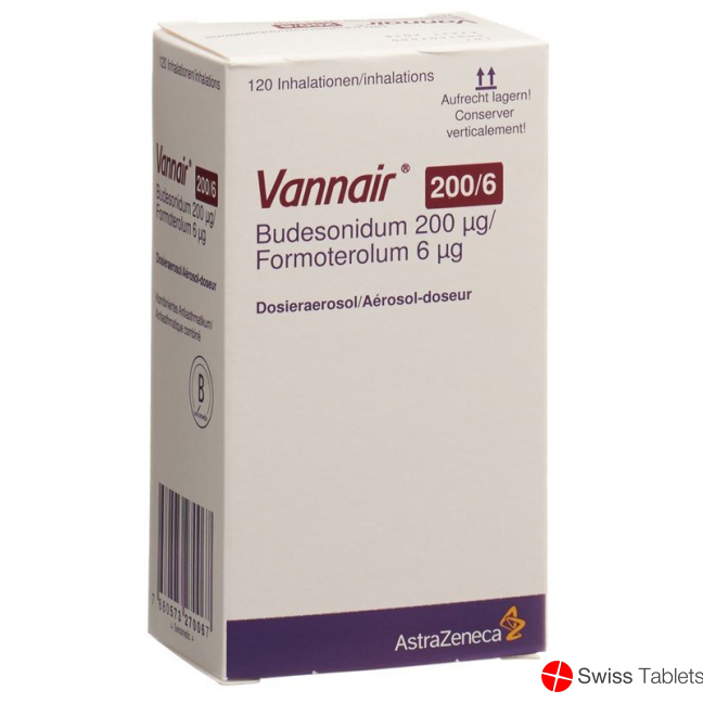 Vannair 200/6 dosing aerosol 120 doses buy online