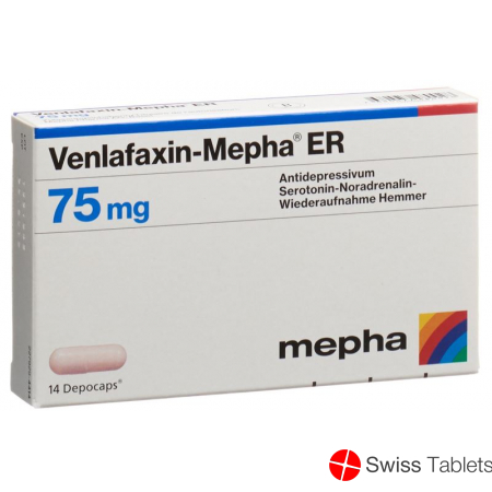 Venlafaxin Mepha ER 75 Depocaps 75mg 14 Stück buy online