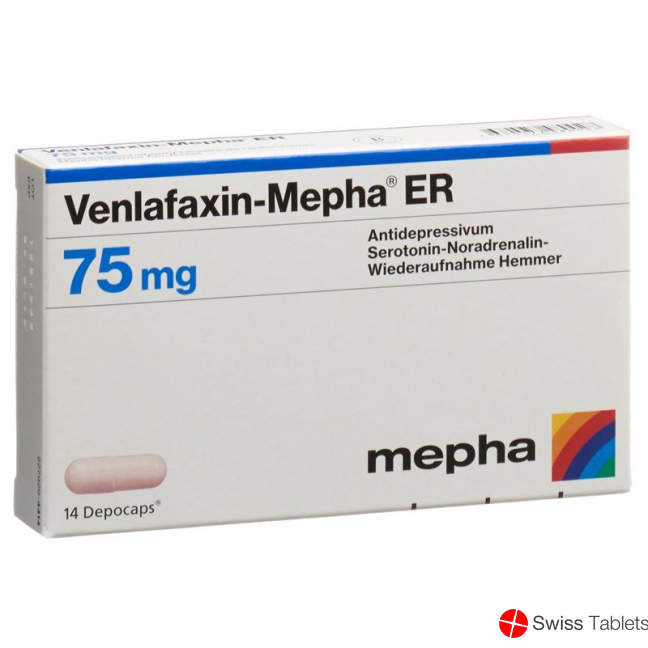Venlafaxin Mepha ER 75 Depocaps 75mg 14 Stück buy online