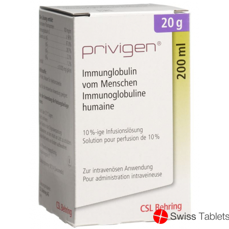 Privigen Infusionslösung 20g/200ml i.v. Durchstechflasche 200ml buy online