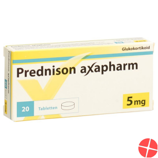 Prednison Axapharm Tabletten 5mg 20 Stück