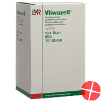 Vliwazell Set 1 Saugkompresse 10x10cm Steril 60 Stück