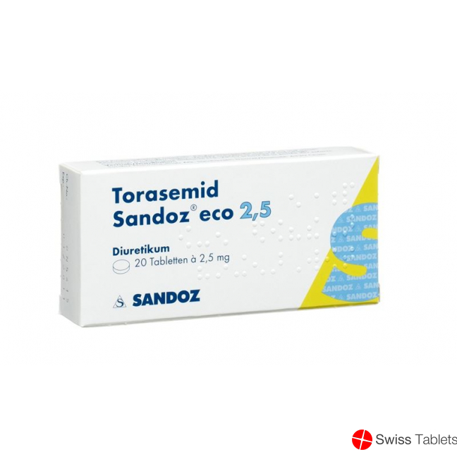 Torasemid Sandoz Eco Tabletten 2.5mg 20 Stück buy online