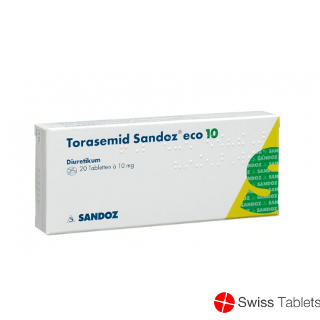Torasemid Sandoz Eco Tabletten 10mg 20 Stück buy online