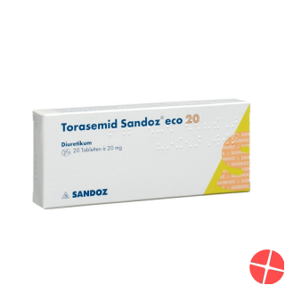 Torasemid Sandoz Eco Tabletten 20mg 20 Stück