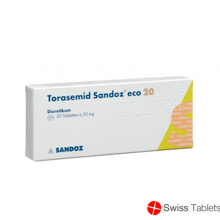 Torasemid Sandoz Eco Tabletten 20mg 20 Stück buy online