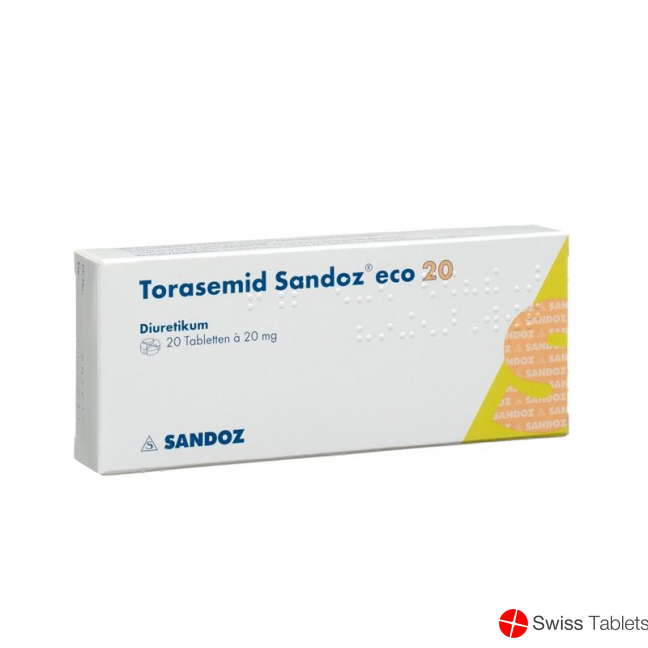 Torasemid Sandoz Eco Tabletten 20mg 20 Stück buy online