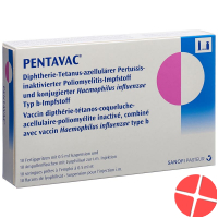 Pentavac Trockensub+susp+nadeln Fertigspritzen 10 Stück