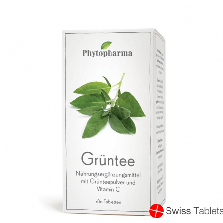 Phytopharma Grüntee Tabletten 180 Stück buy online
