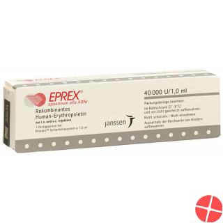 Eprex 40000 E/ml (protecs) Fertigspritze 1ml Eprex 40000 E/ml (protecs) Fertigspritze 1ml