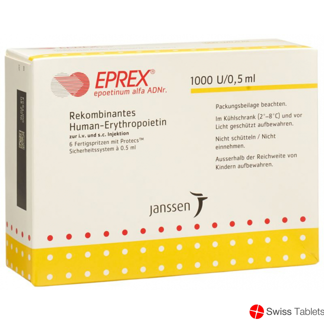 Eprex 1000 E/0.5ml (protecs) 6 Fertigspritzen 0.5ml buy online