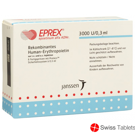 Eprex 3000 E/0.3ml (protecs) 6 Fertigspritzen 0.3ml buy online