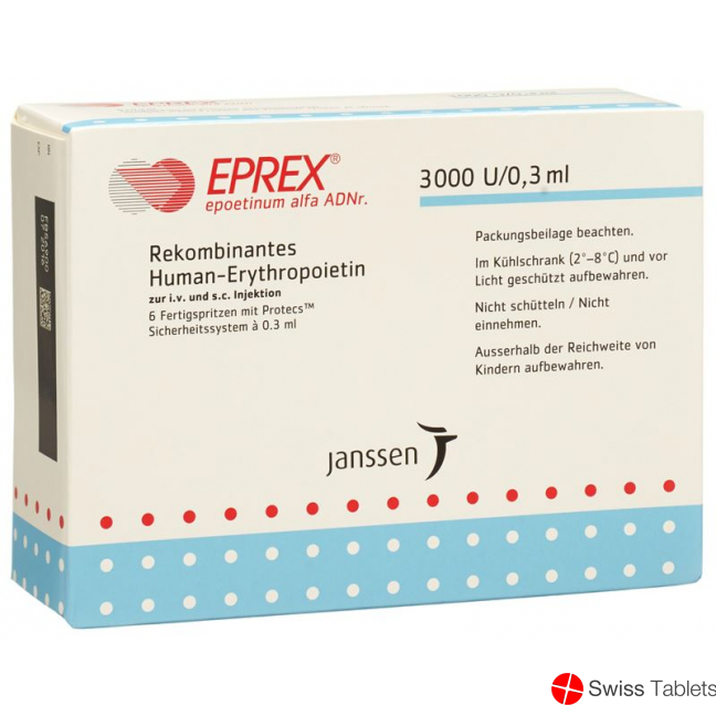 Eprex 3000 E/0.3ml (protecs) 6 Fertigspritzen 0.3ml buy online