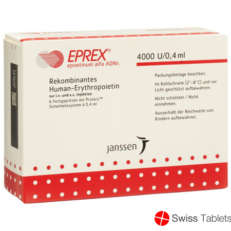 Eprex 4000 E/0.4ml (protecs) 6 Fertigspritzen 0.4ml buy online