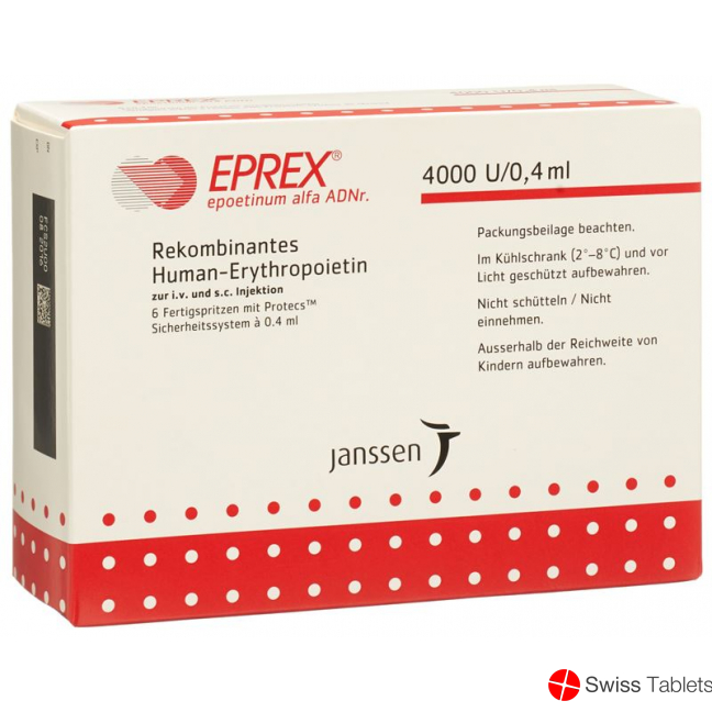 Eprex 4000 E/0.4ml (protecs) 6 Fertigspritzen 0.4ml buy online