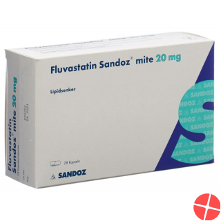 Fluvastatin Sandoz Mite Kapseln 20mg 28 Stück