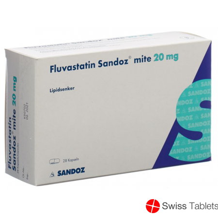 Fluvastatin Sandoz Mite Kapseln 20mg 28 Stück buy online