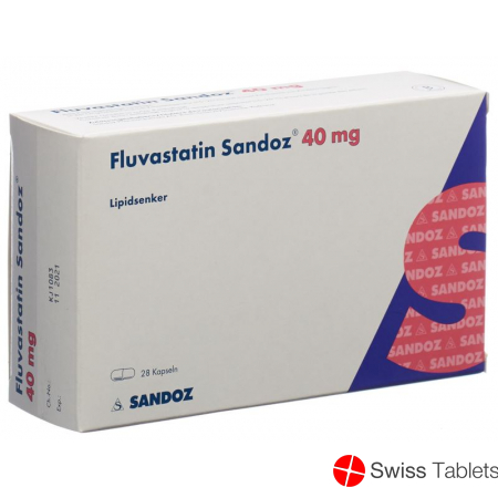 Fluvastatin Sandoz Kapseln 40mg 28 Stück buy online
