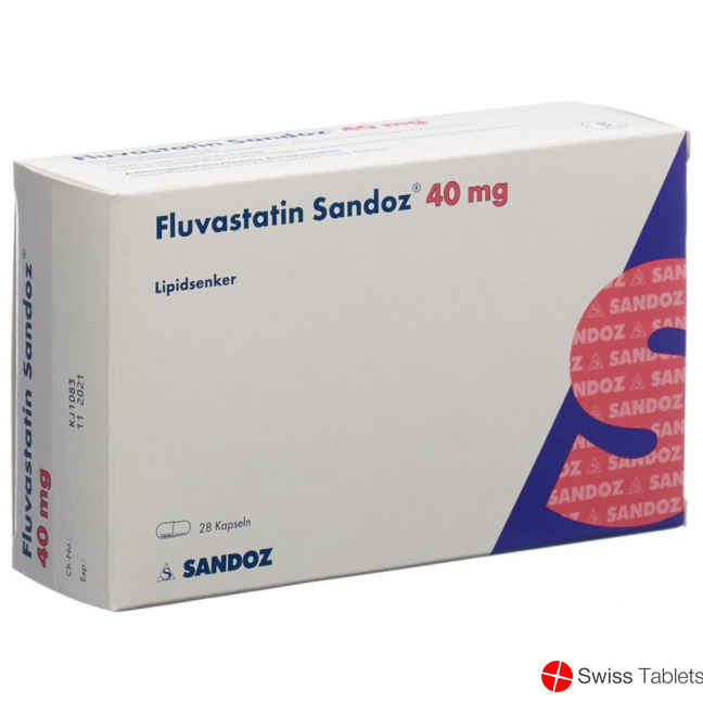 Fluvastatin Sandoz Kapseln 40mg 28 Stück buy online