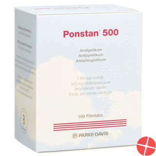 Ponstan Filmtabs 500mg 100 Stück