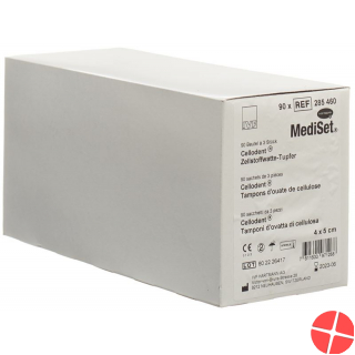 Mediset Cellodent Tupfer 4x5cm Steril 90 Beutel 3 Stück