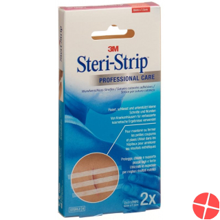 3M Steri Strip 6x75mm Weiss Verstärkt 2x 3 Stück
