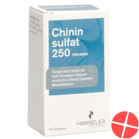 Chininsulfat 250 Haenseler Dragees 250mg 56 Stück Chininsulfat 250 Haenseler Dragees 250mg 56 Stück