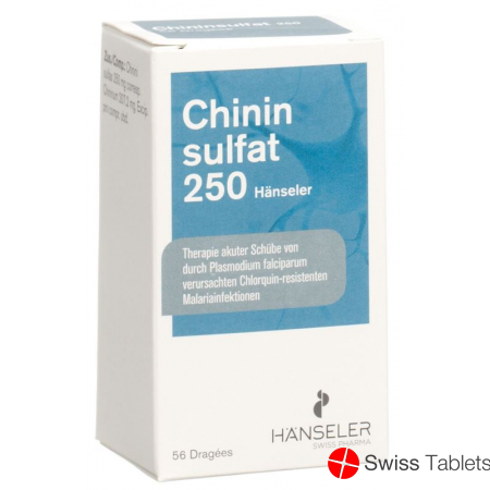 Chininsulfat 250 Haenseler Dragees 250mg 56 Stück buy online